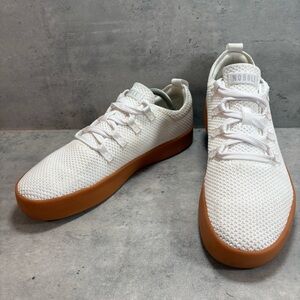 Nobull Rec Knit Trainer Shoes Sneaker White Gum Crossfit Mens 11 Womens 12.5